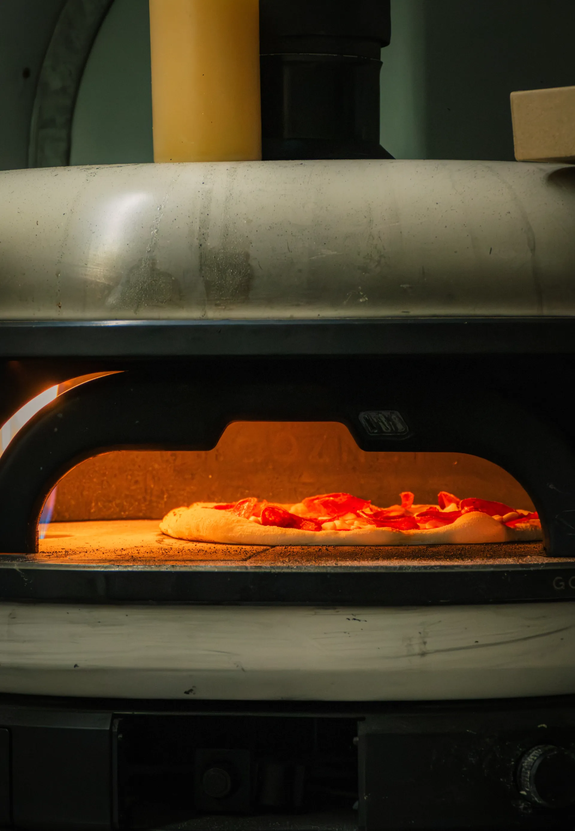 Fornoza pizza catering setup at a Oxfordshire event